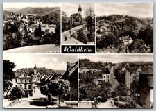 Waldheim Germany City Views Including Rathaus and Photo Postcard picture