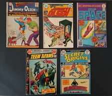 SUPERMAN JIMMY OLSEN 90 (G-) 162 (VG) TEEN TITANS (G) SECRET ORIGINS (F) SUPER + picture
