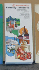1981 Rand McNally Road Map of Kentucky and Tennessee picture