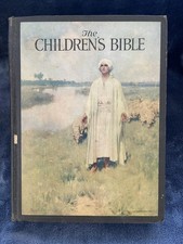 Nice Antique 1922 Bible - The Children's Bible - Sherman and Kent 1st Edition picture