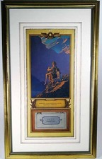 Maxfield Parrish Framed 1928 Edison Mazda Calendar picture
