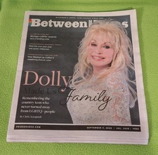 Dolly Parton BETWEEN THE LINES Newspaper September 3 2026 Madonna LGBTG+ picture