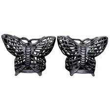 Vintage 1950’s Cast Iron Monarch Butterfly Lantern picture