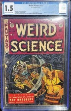 Vintage Comic Weird Science 19 CGC 1.5 1953 Wally Wood cover Art SOTI No Reserve picture