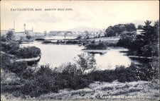 Easthampton MA Hampton Mills Pond Chas. J. Keene c1900s-10s Vintage Postcard picture