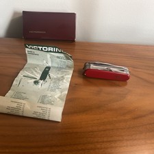 Vintage Swiss Army Knife Victorinox Champion Model 1.5793 W/ Box & Paper Diagram picture
