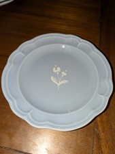 Pfaltzgraff Bouquet Blue Salad Plate/Gravy Boat Stand New Replacement 7.25