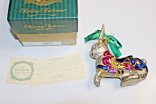 Waterford Carousel RABBIT Blown Glass Christmas Ornament  Limited Edition picture