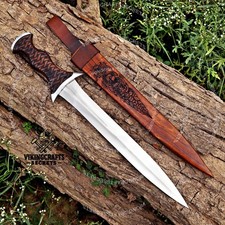 Handmade  Spring Steel Fantasy Sword with Premium Scabbard | Royal Collector picture
