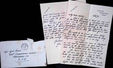 1938 Bradford Yorkshire to Philadelphia Transatlantic Letter w/ Envelope picture