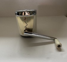VTG MCM Swing-A-Way Ice Crusher Wall Mounted Hand Crank BOTTOM CUP MISSING picture