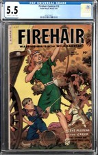 FIREHAIR #10 CGC 5.5-  FINE-1951 FAWCETT WESTERN COMIC picture
