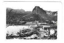 Vintage Guaymas Mexico RPPC Postcard 1950s Cerro Muerte El Capirote Sonora Port picture