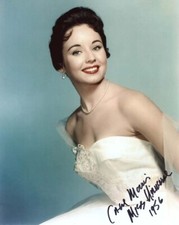 CAROL MORRIS SIGNED AUTOGRAPHED 8x10 PHOTO + MISS UNIVERSE 1956 RARE BECKETT BAS picture