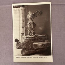 Antique Louvre Postcard Venus de Milo Aphrodite Sculpture Paris c1900 picture