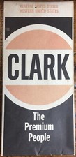 Clark Western, Central United States Vintage Fold-Up Map, The Premium People picture