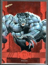 2023 Skybox Marvel Metal Universe Avengers Beast 02/25 Orange #176 picture