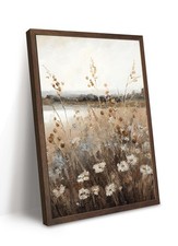 Dytila Framed 3d Textured Wildflower Wall Art Floral Pictures Decor 16x24 Inch picture