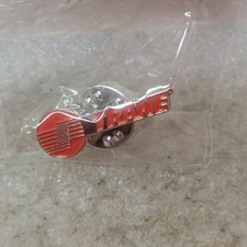 Trane Pinback Button Red Logo Lapel Pin Small picture
