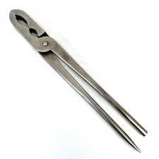 VTG. WM Johnson MFG. Co. 12” Gas Burner Pliers NEWARK NJ SCREWDRIVER TIP picture