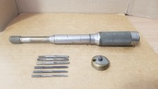 Vintage Craftsman Patented Nov 17, 1891 Hand Push Drill w/6 Bits Working , VGC picture
