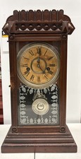 Antique Waterbury Clock Co. “Newtown” One-Day Strike Mantel Clock – Working  picture