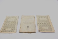  Playbook 1892 Copyright Lot of 3 The Deacon by Horace C. Dale Antique picture