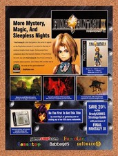 2000 Final Fantasy IX FuncoLand Original Advertisement / Retro Promo v7 picture