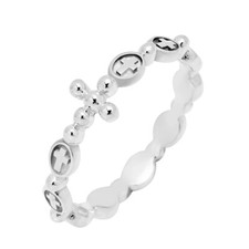 Aespa Karina Rosary Ring PR167 925 Sterling Silver Catholic Ring (US 4 ~ 12) picture