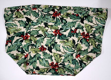 Crazy Good Tall Tissue Basket Liner from Longaberger American Holly fabric picture