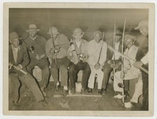 African American Men Fishing 1940 Drinking Booze, Smoking Joking Black Guys Fun picture