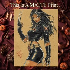 X-23 X-Men Color Illustration Mixed Media Fine Art Print 8.5x11 - Keyeske picture