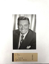 FRANKIE LAINE HAND SIGNED VINTAGE MATCH BOOK COA -- SINGER SONGWRITER picture