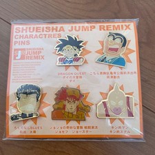 Shueisha Jump Remix JoJo Pins 5 Piece Set Character Merchandise Collectible 15+ picture