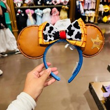 Disney authentic 2024 Toy story woody Minnie mouse ear headband disneyland picture