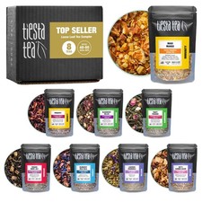 Tiesta Tea Sampler Set | 8 Pouches | Loose Leaf | Up to 80 Cups | Variety Pack picture