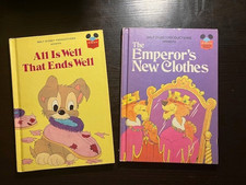 VTG Disney Wonderful World Of Reading Hardcover Children Books 1970's (set of 2) picture