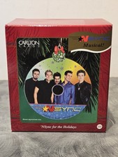2001 Carlton Cards 'Nsync Christmas Musical Ornament For The Holidays  WORKS picture