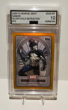 Topps 2025 Marvel Mint Namor Silver Gold Refractor #73 50 GEM-MT 10 picture