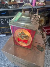 Budweiser Electric Light Hanging Lantern Anheuser-Busch Advertising 003-201-68 picture