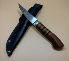 Scandinavian Puukko-style Fixed Blade Vintage Custom Hand-made Hunting/Camping picture