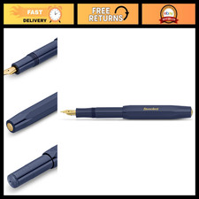 Classic Sport Fountain Pen Navy Blue, Gold-Plated Nib, Iridium Tip, BB - 13cm picture