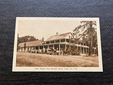 Photo PC Seigler Hot Springs California Hotel & Stage Coach early 1900s picture