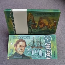 LOT 10 pcs，Antarctica, 10 x $2, 2020,  Private Issue Polymer  , New Design, UNC picture