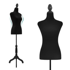 Mannequin Body Dress Form Torso Female Manikin 49.6-63.4 Inch Height Adjustable picture
