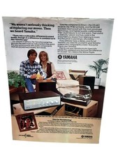 1979 Yamaha CR-640 Stereo Receiver Turntable Audio System Print Ad picture
