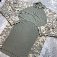 Massif Mens Army Combat Shirt M Green Digital Camo Long Sleeve Military Utility picture