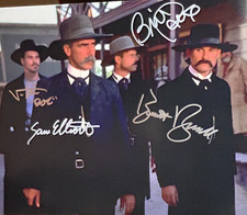 Russell, Kilmer  TOMBSTONE Cast x4 Signed 8x10