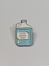 Math Students Tears Lapel Pin Humorous  picture