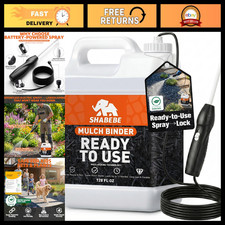 Ready-to-Use Rock Glue with Electric Sprayer, 1 Gallon Mulch & Gravel Binder, Co picture